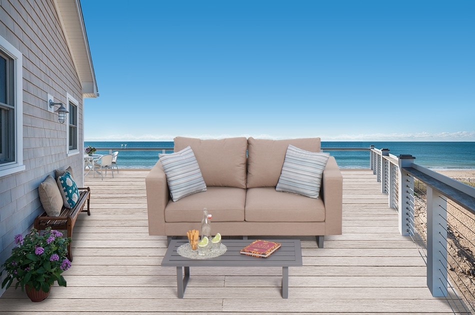 2-Sitzer Sofa Trinidad sandbraun