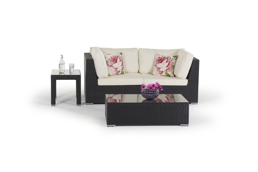 Garten Lounge Stoffbezug beige Promi Lounge