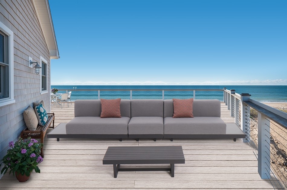 gartenmöbel eloise gartensofa grau