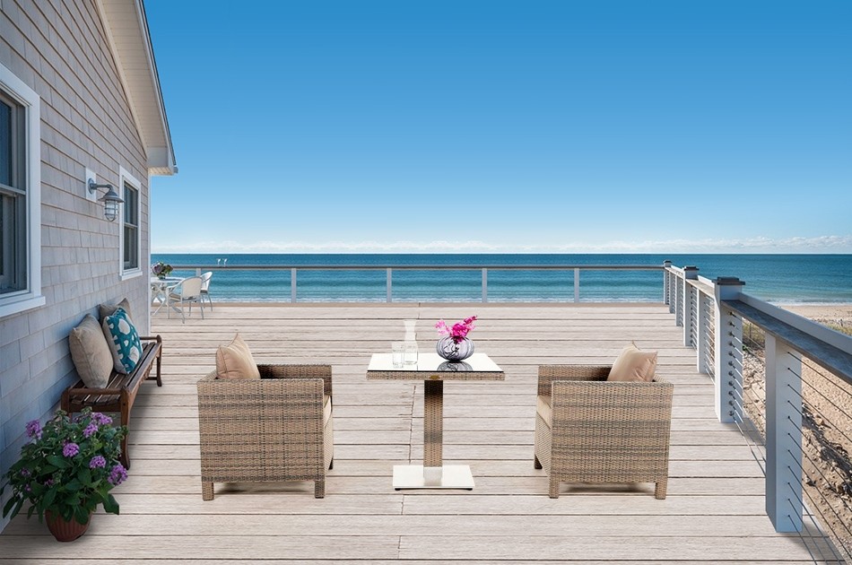 Gartenmöbel Lounge Polsterbezugsset sandbraun