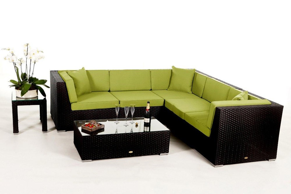 Lounge Möbel Day Polsterbezug grün