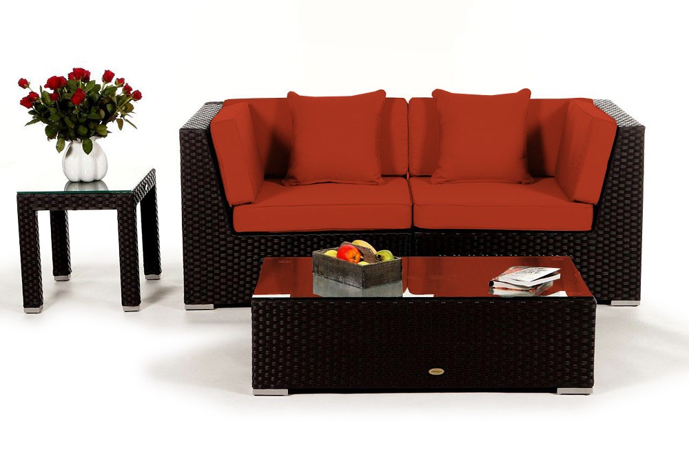 Lounge Orient Überzugset orange