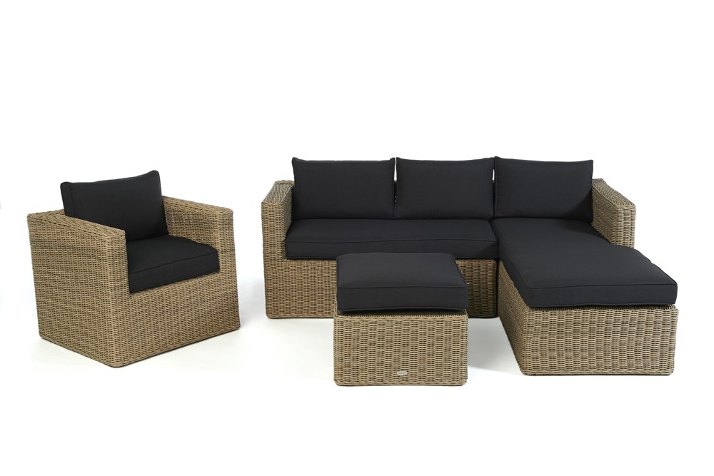 Polstergruppe Wohnzimmer Sofa Jurassic natural Coutschtisch mit Sitzpolster