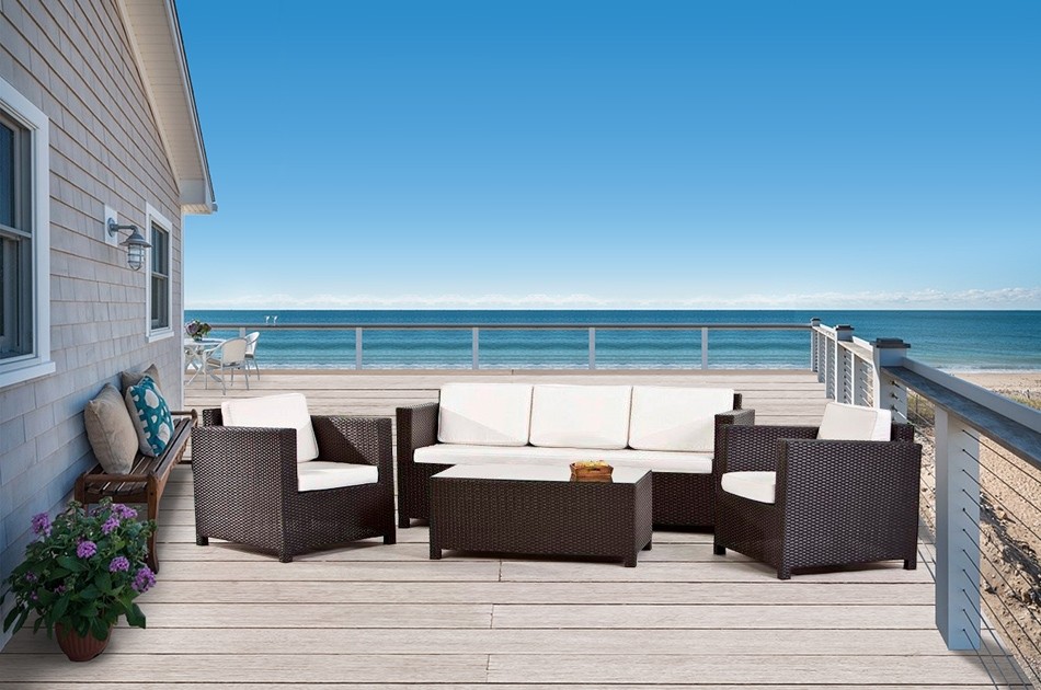 Rattan Rattanmöbel Rimini schwarz