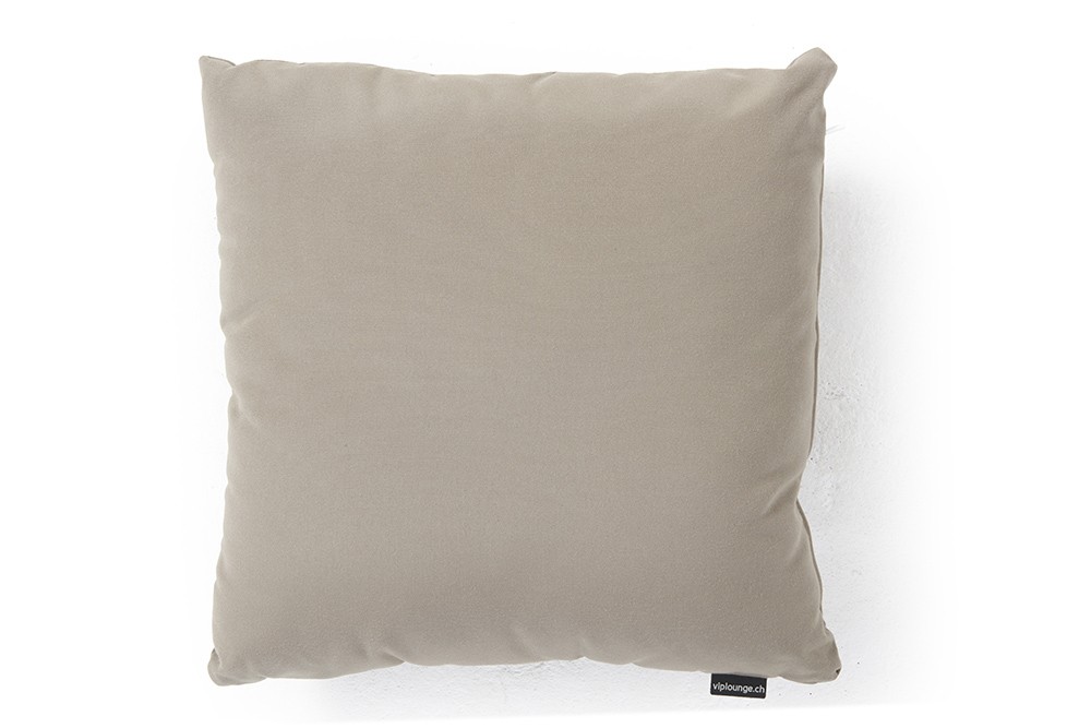 Sunbrella fabric Garten Kissen sandbraun