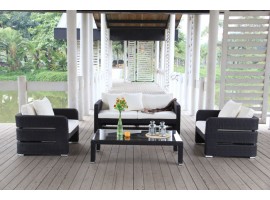 Stoffbezug beige für die Garten Lounge Edinburgh 