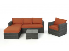 Stoffbezug orange für die Jurassic Lounge 