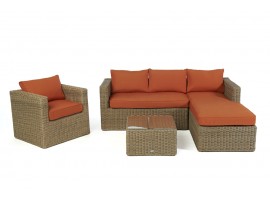 Stoffbezug orange für die Jurassic Lounge
