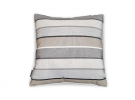 Dekokissen grey stripes Outdoorstoff