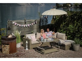 Elli Rattan Lounge Dining natural