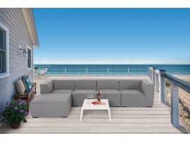 Salena Outdoor-Lounge Sunbrella Fabric grau