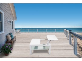 Outdoor Loungetisch weiss