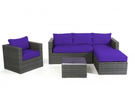Stoffbezug violett für das Jurassic Gartenmöbel