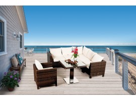 Darling Lounge Dining mix braun
