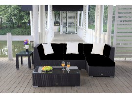 Stoffbezug schwarz für die Murano Lounge 