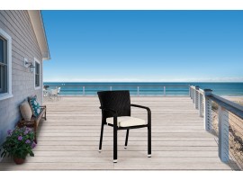 Snoopy Gartenstuhl schwarz