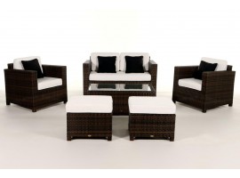 Stoffbezug beige für die Dallas Luxus Lounge