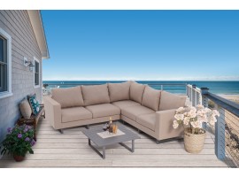 Santorini Outdoor Lounge sandbraun 