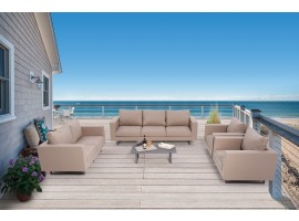 Sayid Outdoor Lounge wetterfeste sandbraun