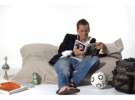 Loungepillow Sitzsack Special Edition Leinen