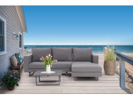 Venus Outdoor Lounge grau