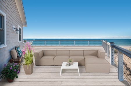 Salena Outdoor Lounge wetterfest sandbraun