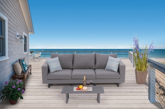 3-Sitzer Tobago Garten Sofa Sunbrella Outdoor Stoff