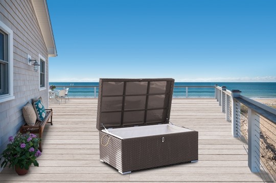 braune medium kissenbox wassefest