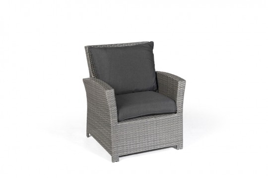 Gartentisch Peppels Lounge Dining Sessel grau