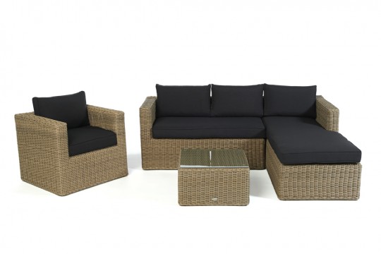 Lounge Jurassic natural Polsterbezug schwarz