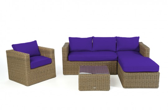 Lounge Jurassic natural Polsterbezug violett