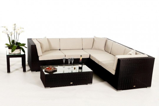 Lounge Möbel day Polsterbezug beige