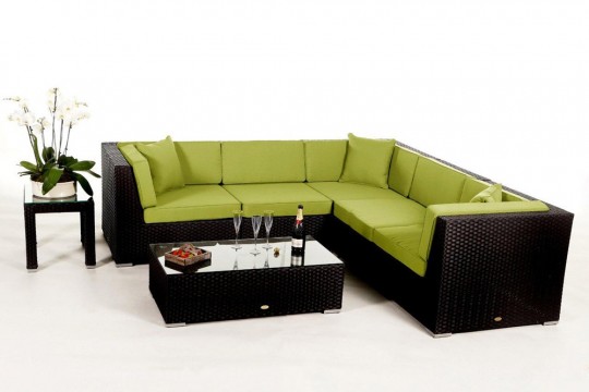 Lounge Möbel Day Polsterbezug grün