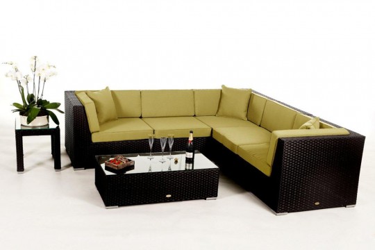 Lounge Möbel day Polsterbezug lime