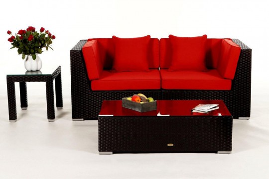 Lounge Orient Überzugset rot