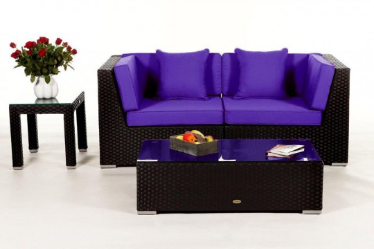 Lounge Orient Überzugset violett