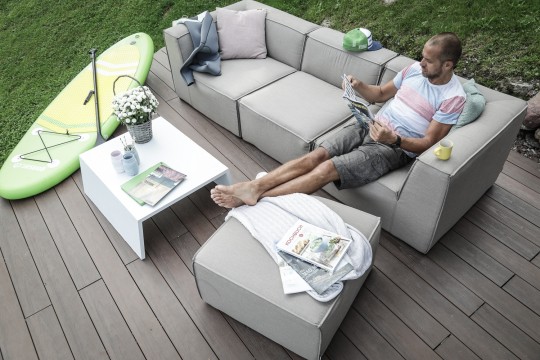Loungesofa Sunday sandbraun
