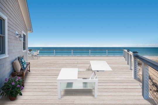 Outdoor Loungetisch weiss
