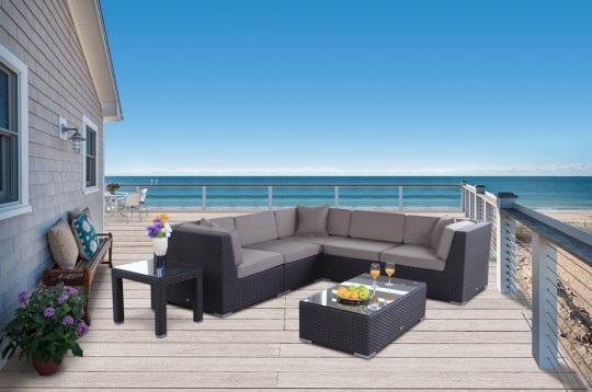 rattan moebel day braun rattan lounge