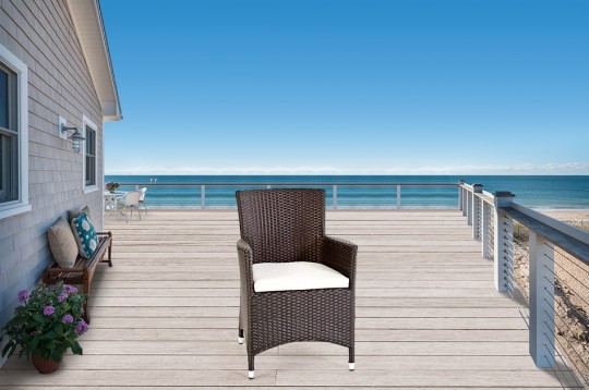 Rattan Stuhl Jamaika dunkelbraun