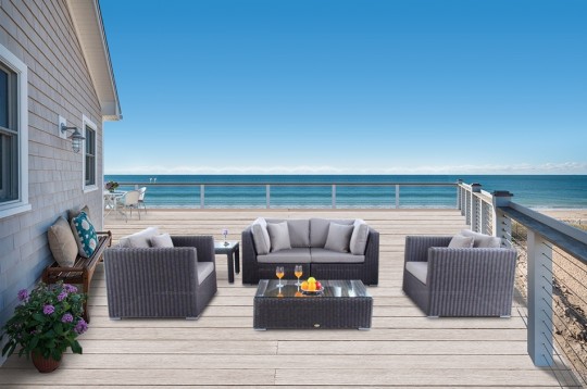 rattanmoebel braun bahira special lounge