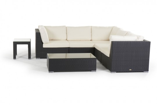 Rattanmöbel Fernando, Überzug beige