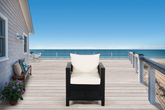 Sessel aus Polyrattan Darling schwarz