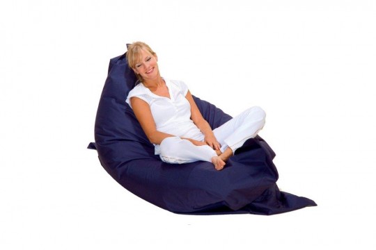 Sitzsack für draussen Loungepillow navy blau
