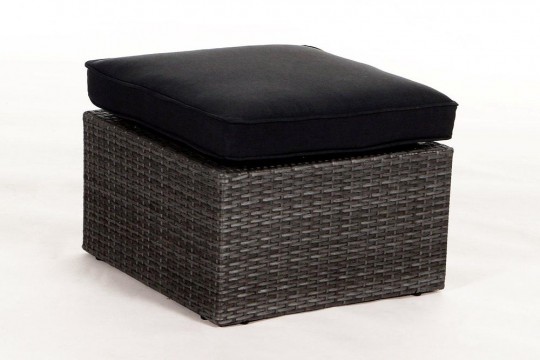 Wohnzimmer Hocker mit Polster Jurassic mix grau