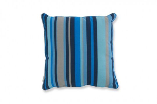 Zierkissen blue stripes für Rattanmöbel