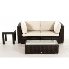 2 sitzer bahira braun lounge polsterbezugsset beige