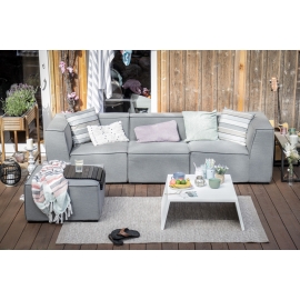 3-Sitzer Sofa Sunday mit Hocker