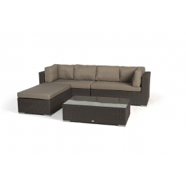 Buddha Lounge braun dicke Loungepolster