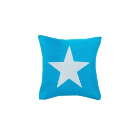 Deko Zierkissen Big Star Aqua, 50x50